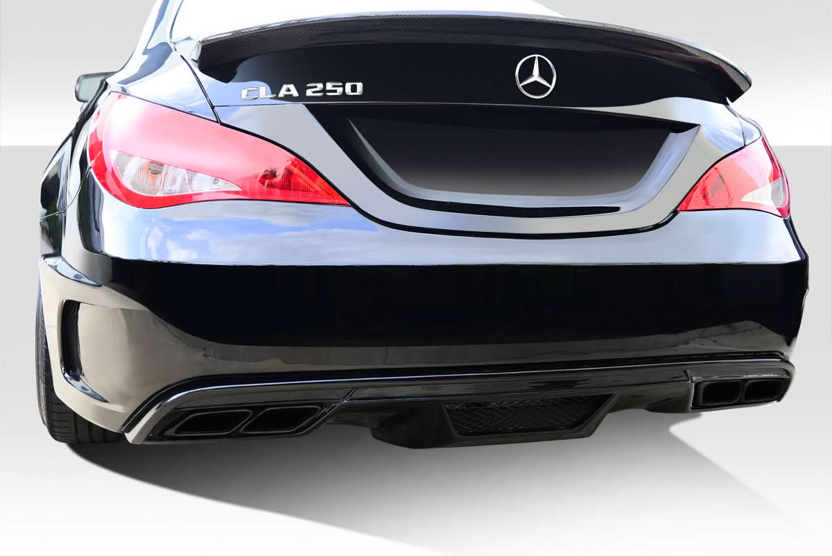 2014-2015 Mercedes CLA Class Black Series Look Rear Bumper Cover - FRP