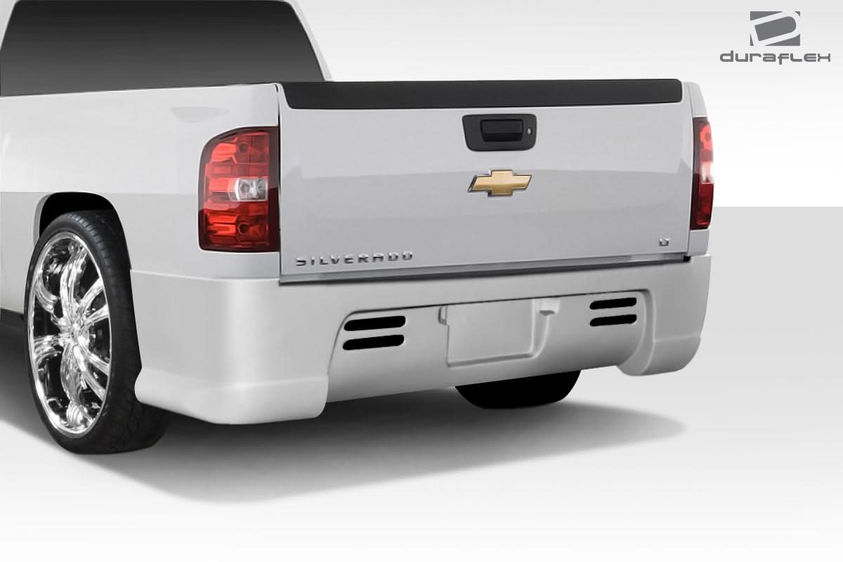 2007-2013 Chevrolet Silverado BT-3 Style Rear Bumper Cover - FRP
