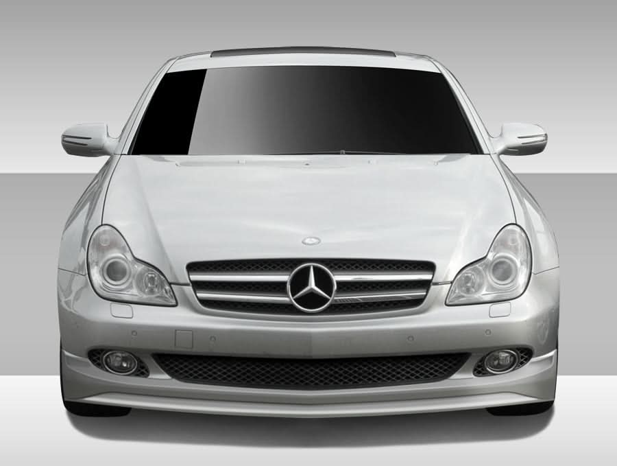 2006-2008 Mercedes CLS Class Eros Version 1 Style Front Lip Spoiler - FRP