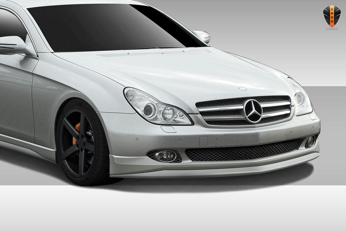 2006-2008 Mercedes CLS Class Eros Version 1 Style Front Lip Spoiler - FRP