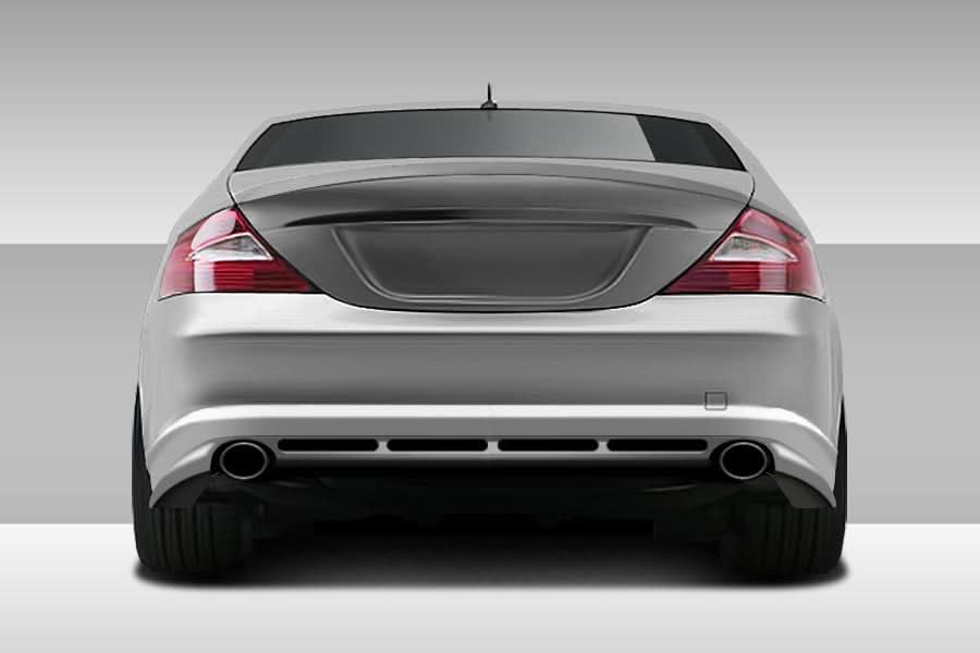 2006-2008 Mercedes CLS Class Eros Version 1 Style Rear Lip Spoiler - FRP