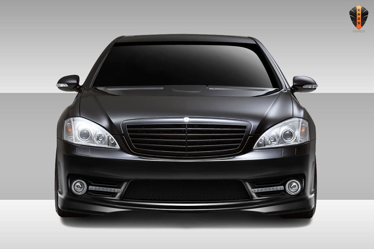 2007-2009 Mercedes S Class Eros Version 3 Style Front Bumper - FRP