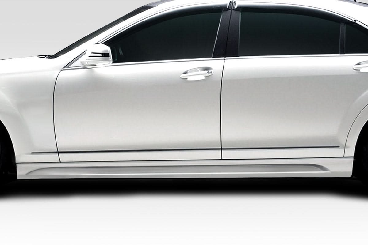 2007-2013 Mercedes S Class W221 Eros Version 3 Style Side Skirts - FRP
