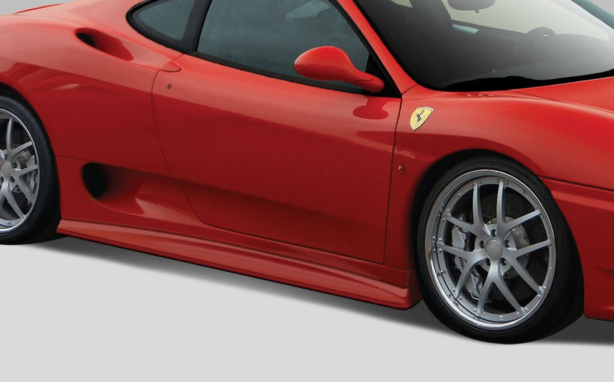 1999-2004 Ferrari 360 Modena Eros Version 1 Style Side Skirts - FRP