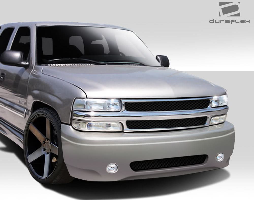 1999-2002 Chevrolet Silverado 2000-2006 Tahoe Suburban Denali Look Front Bumper Cover - FRP