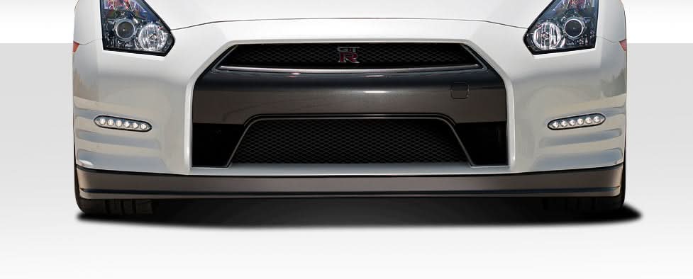 2009-2016 Nissan GT-R R35 OEM Facelift Look Front Lip Spoiler - FRP
