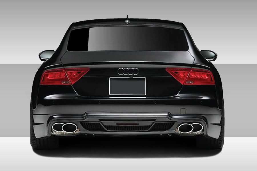 2012-2015 Audi A7 Eros Version 1 Style Rear Lip Under Spoiler - FRP