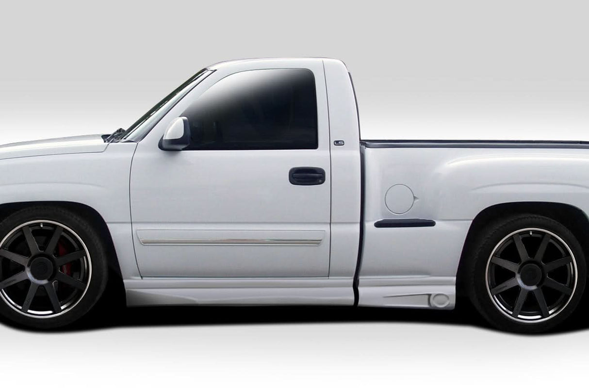 1999-2006 Chevrolet Silverado BT-1 Style Side Skirt Rocker Panels - FRP