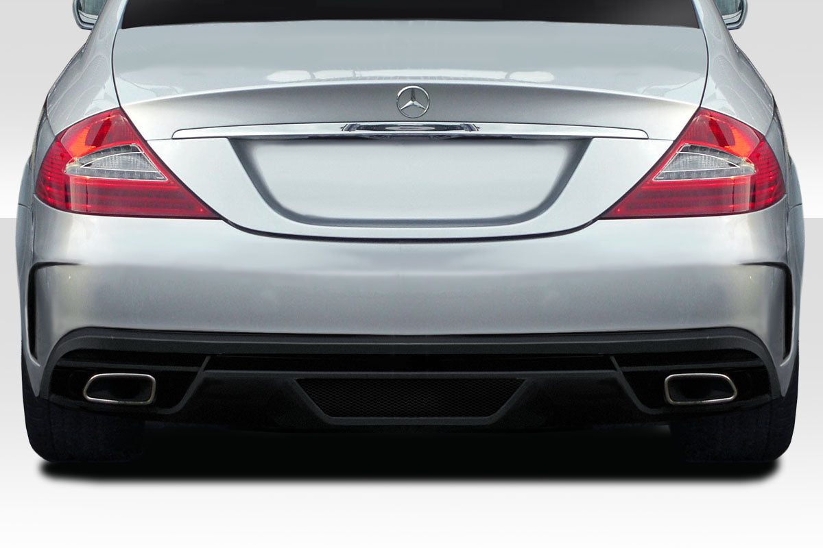 2006-2011 Mercedes CLS Black Series Look Rear Bumper Cover - FRP