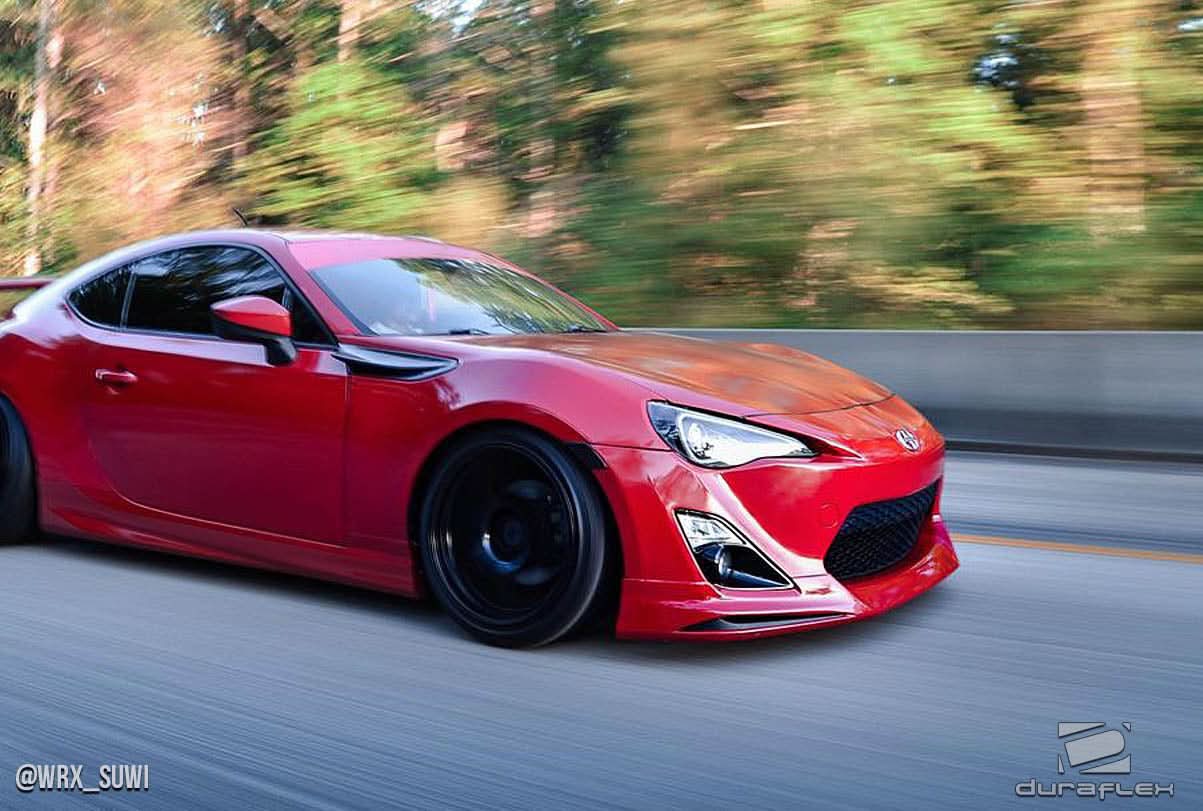 2013-2016 Scion FR-S Modellista Look Front Lip Under Spoiler - 3 Piece