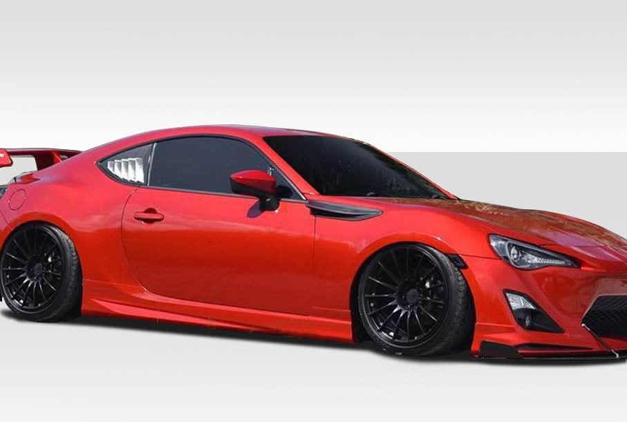 2013-2020 Toyota 86 Modellista Look Side Skirt Rocker Panels - FRP