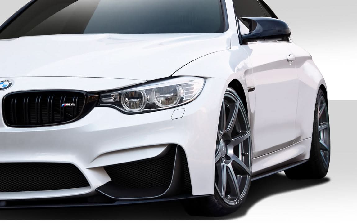 2014-2018 BMW M3 F80 2014-2020 M4 F82 F83 M Performance Look Front Add Ons - FRP