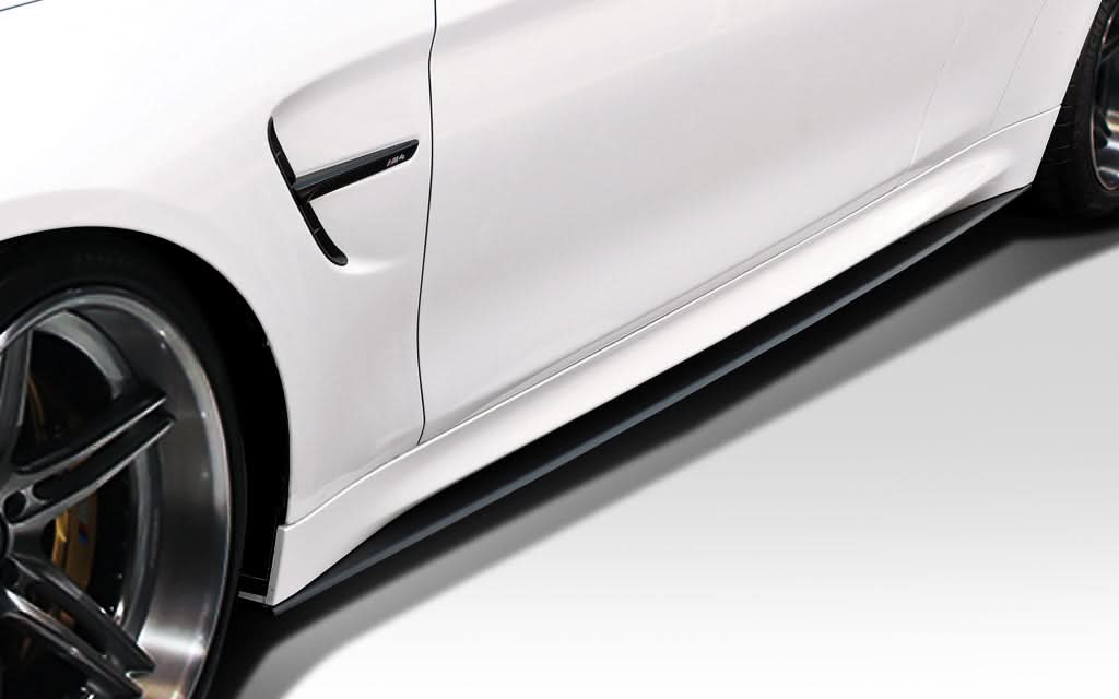 2014-2020 BMW M4/4 Series M Performance Look Side Skirt Splitters