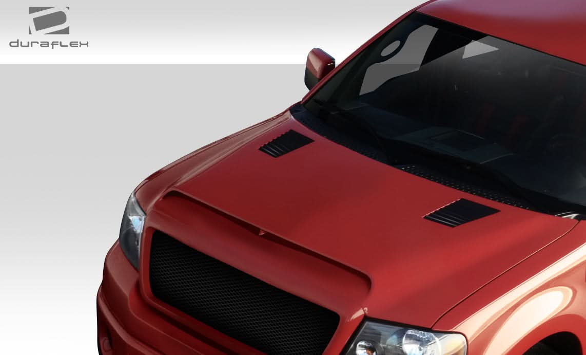 2004-2008 Ford F-150 / 2006-2008 Lincoln Mark LT Super Snake Look Hood - FRP