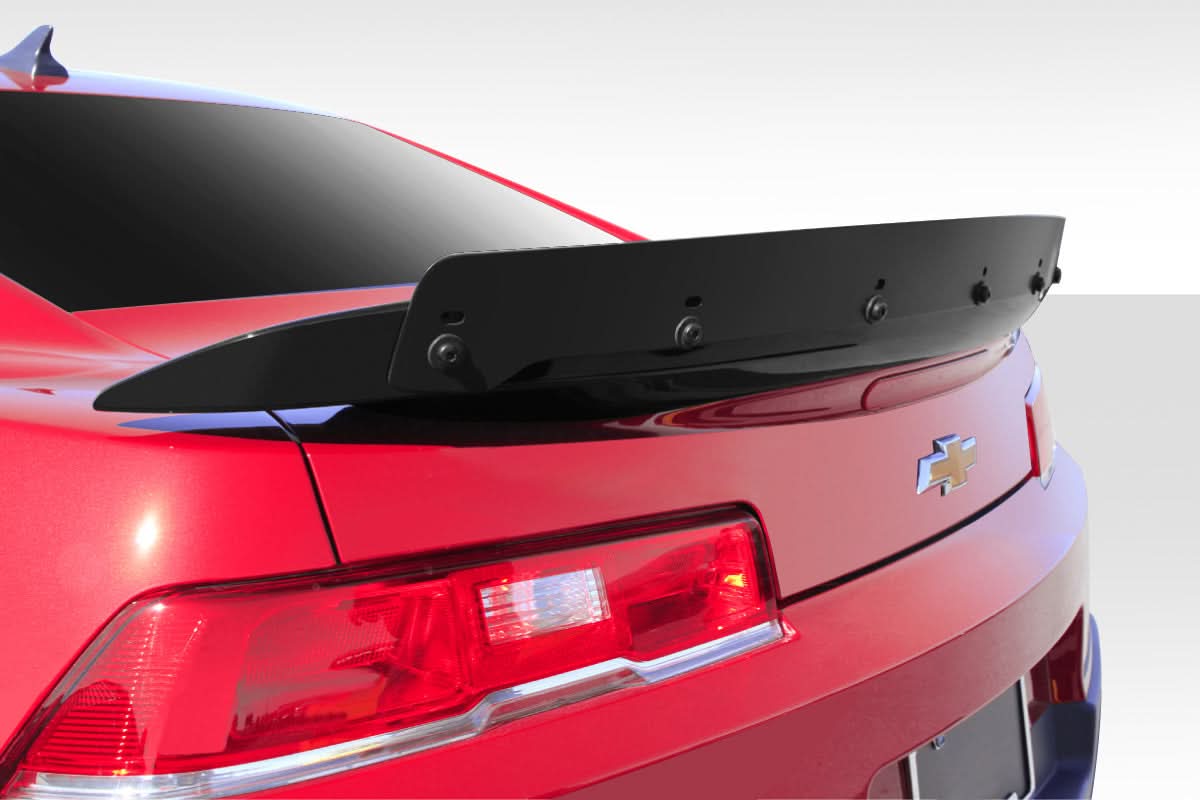 2014-2015 Chevrolet Camaro Wicker Bill Look Wing Spoiler Add On - FRP