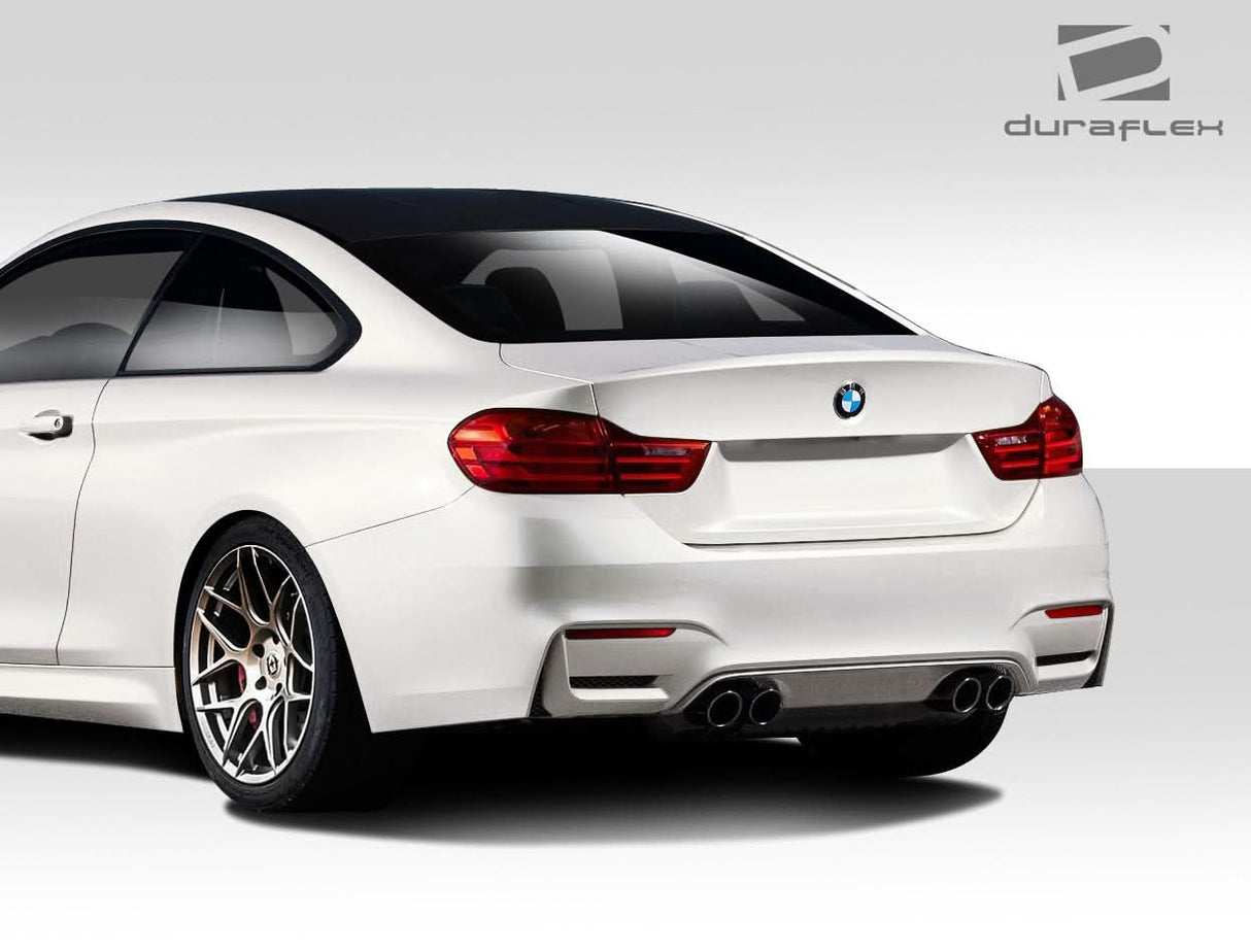 2014-2020 BMW 4 Series F32 M4 Look Rear Bumper Cover - FRP