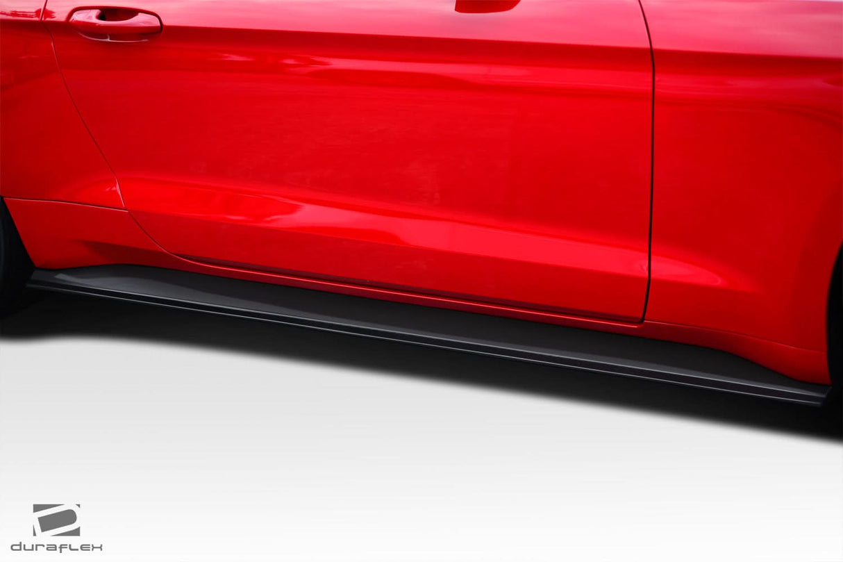 2015-2023 Ford Mustang GT Concept Style Side Skirt Splitters - FRP