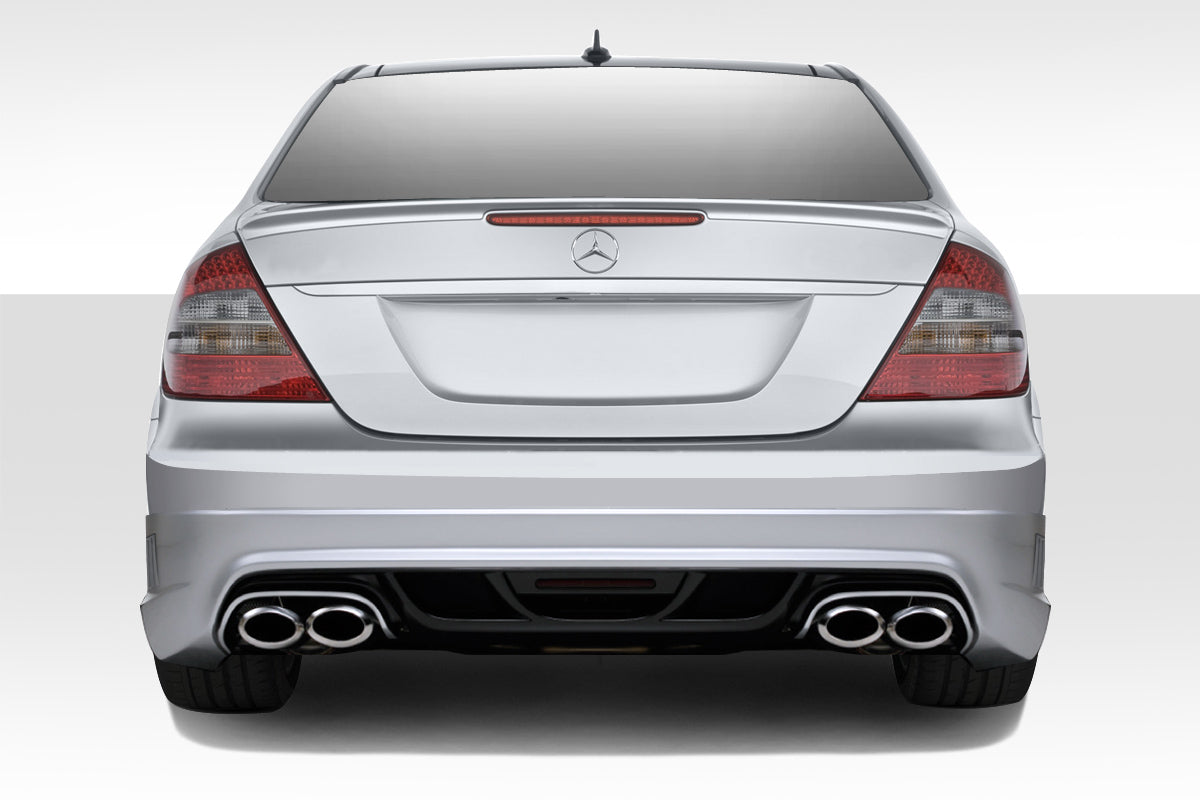 2003-2009 Mercedes E Class W-1 Style Rear Bumper Cover - FRP