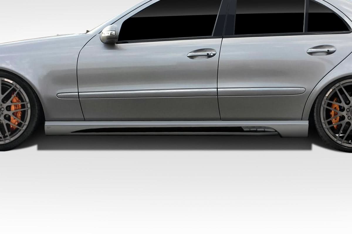 2003-2009 Mercedes E Class W-1 Style Side Skirt Rocker Panels - FRP