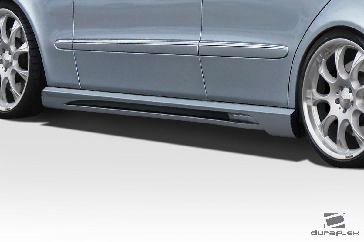 2003-2009 Mercedes E Class W-1 Style Side Skirt Rocker Panels - FRP