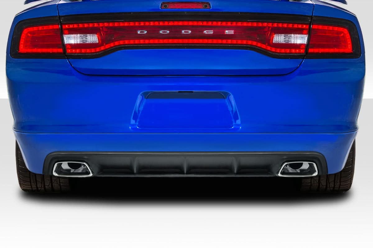 2011-2014 Dodge Charger Racer Style Rear Lip Under Air Dam Spoiler - FRP
