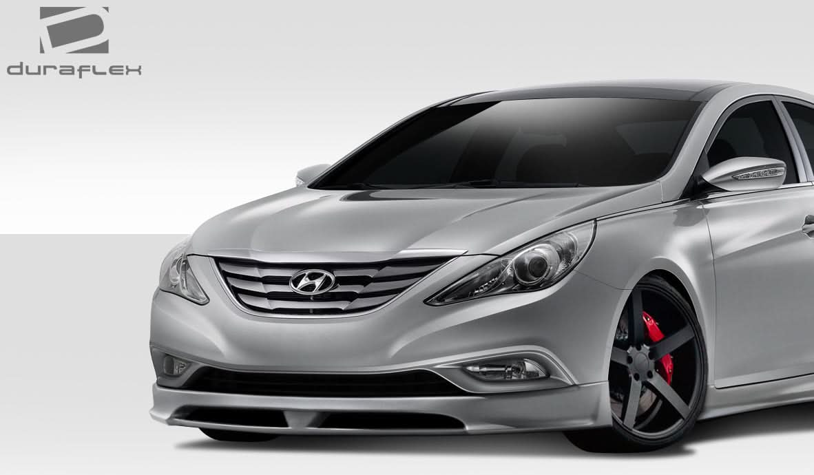 2011-2013 Hyundai Sonata Racer Style Front Lip Spoiler - FRP