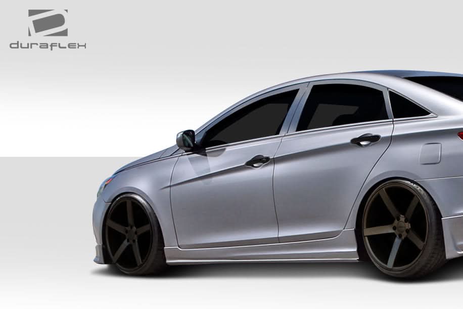 2011-2014 Hyundai Sonata Racer Style Side Skirt Rocker Panels - FRP