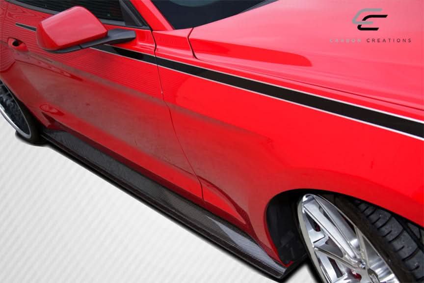 2015-2023 Ford Mustang GT Concept Style Side Skirt Rocker Panels