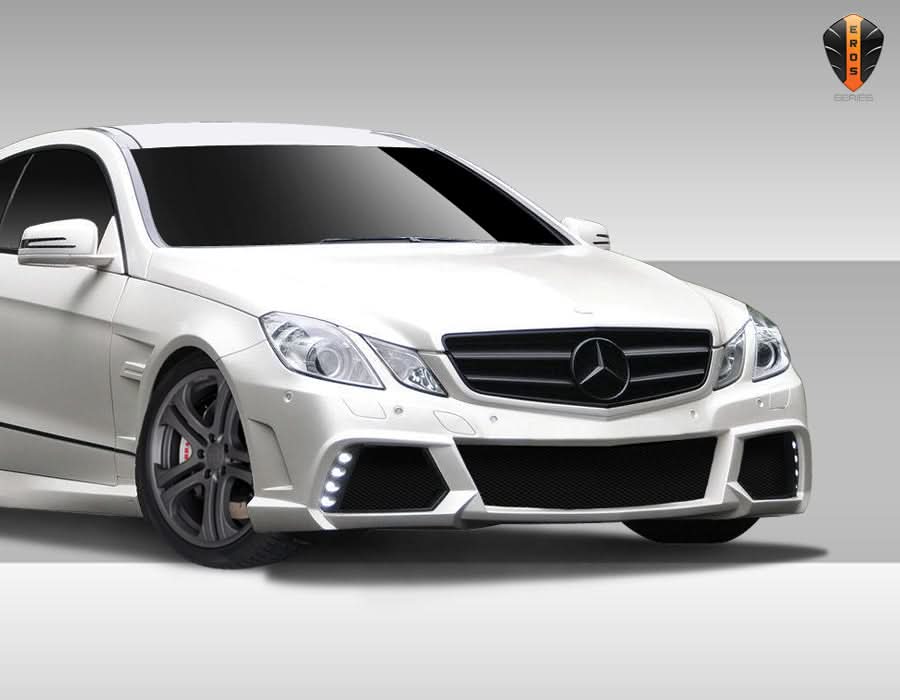 2010-2013 Mercedes E Class Eros Version 3 Style Front Bumper - FRP