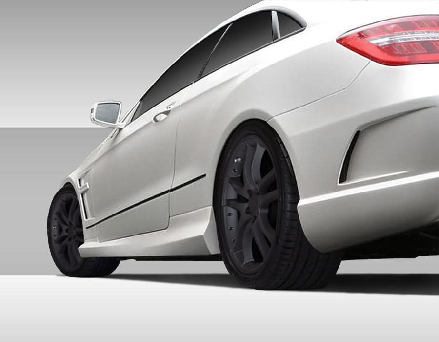 2010-2016 Mercedes E Class C207 A207 Eros Version 3 Style Side Skirts - FRP