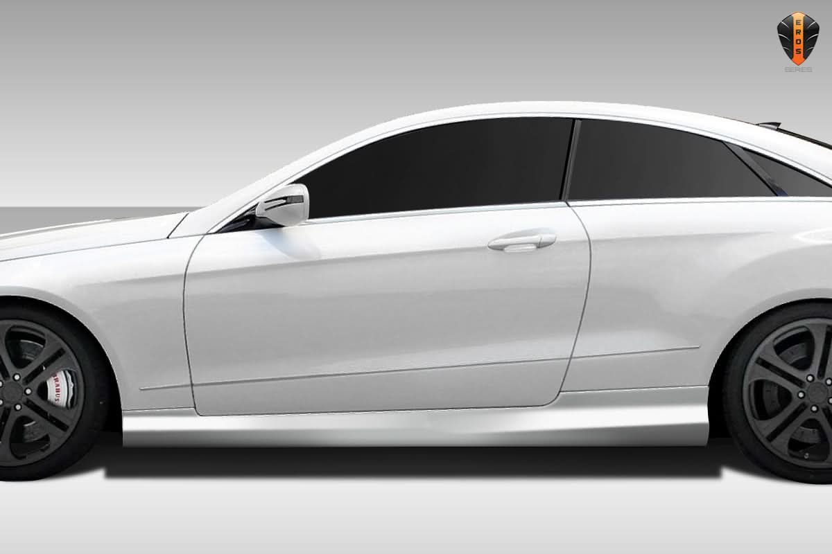 2010-2016 Mercedes E Class C207 A207 Eros Version 3 Style Side Skirts - FRP