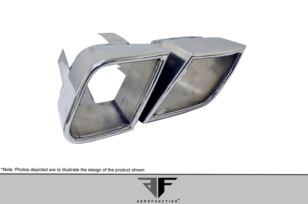2011-2014 Porsche Cayenne AF-4 Style Exhaust Tips - 4 Piece