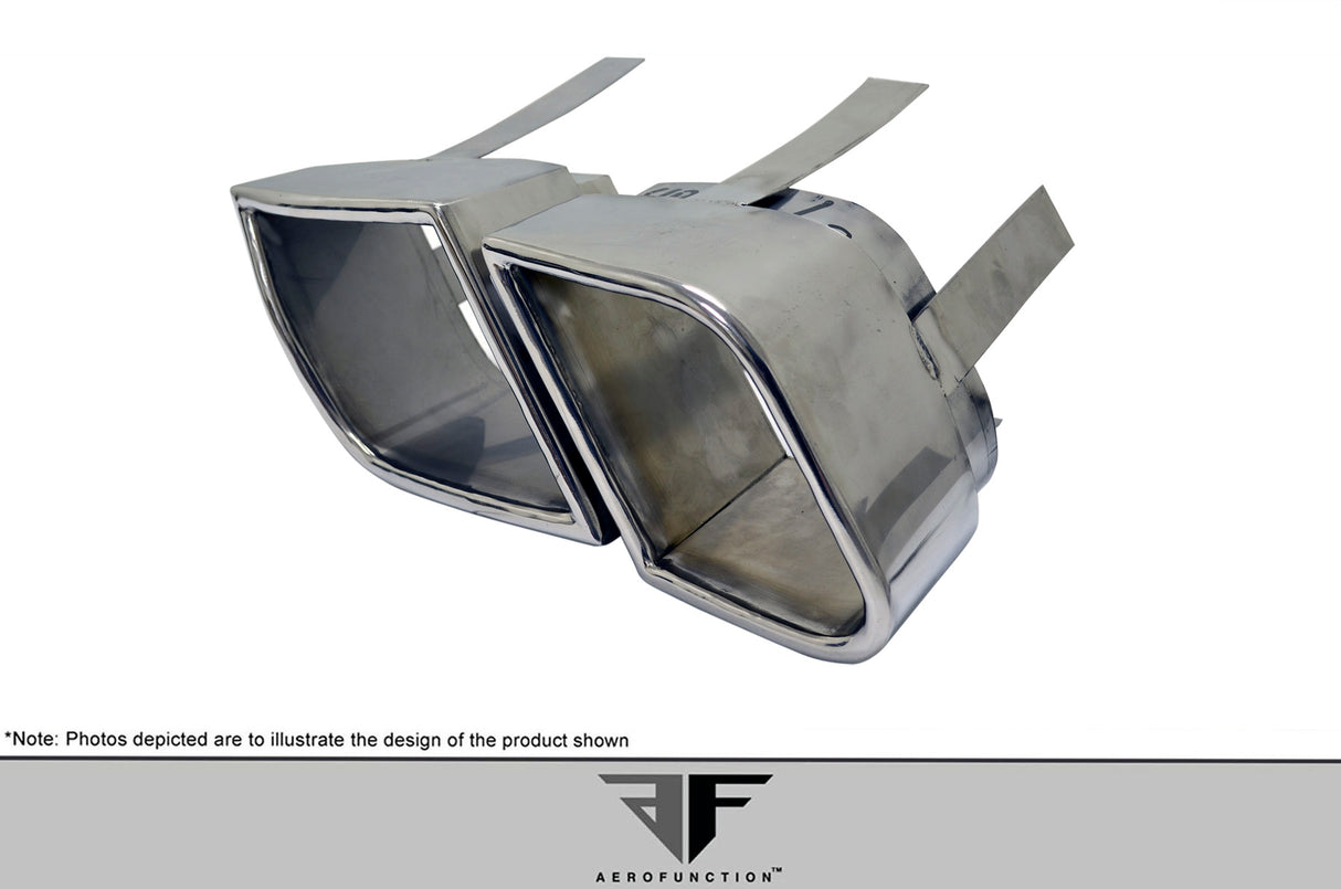 2011-2014 Porsche Cayenne AF-4 Exhaust Tips - 4 Piece (S)