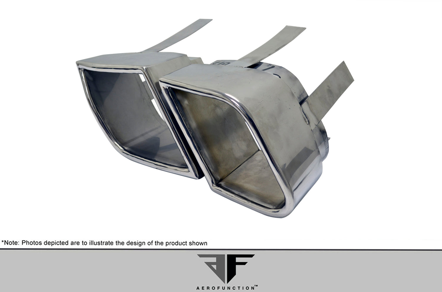 2011-2014 Porsche Cayenne AF-4 Exhaust Tips - 4 Piece (S)