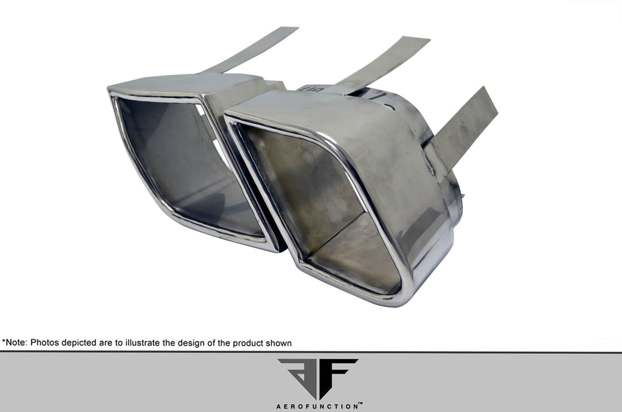 2011-2014 Porsche Cayenne AF-4 Style Exhaust Tips - 4 Piece