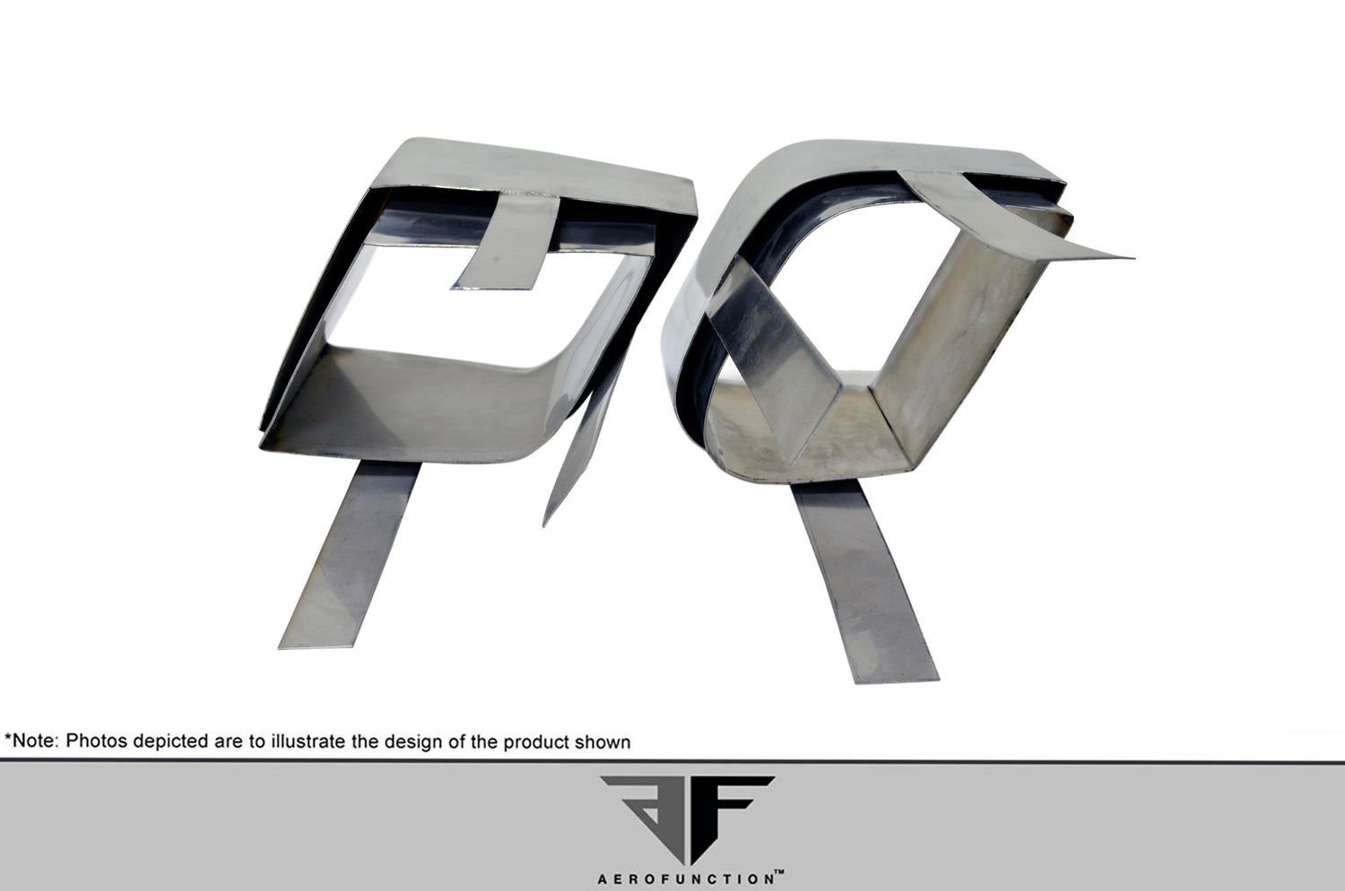 2011-2014 Porsche Cayenne AF-4 Exhaust Tips - 4 Piece (S)