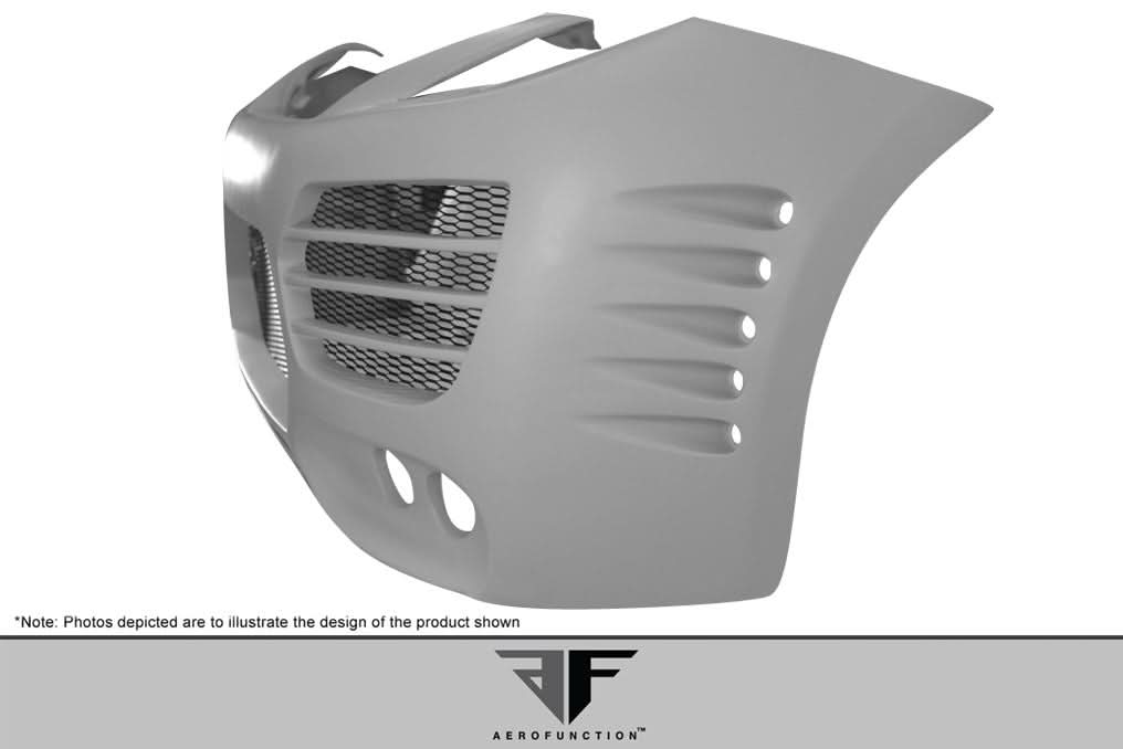 2008-2015 Lexus LX570 AF-1 Style Wide Body Front Bumper Cover - FRP