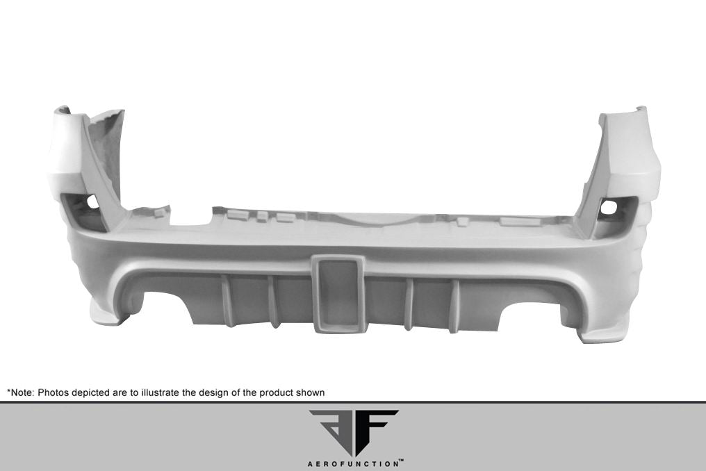 2008-2015 Lexus LX570 AF-1 Style Wide Body Rear Bumper Cover - FRP
