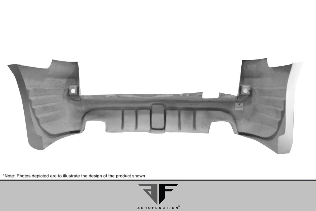 2008-2015 Lexus LX570 AF-1 Style Wide Body Rear Bumper Cover - FRP