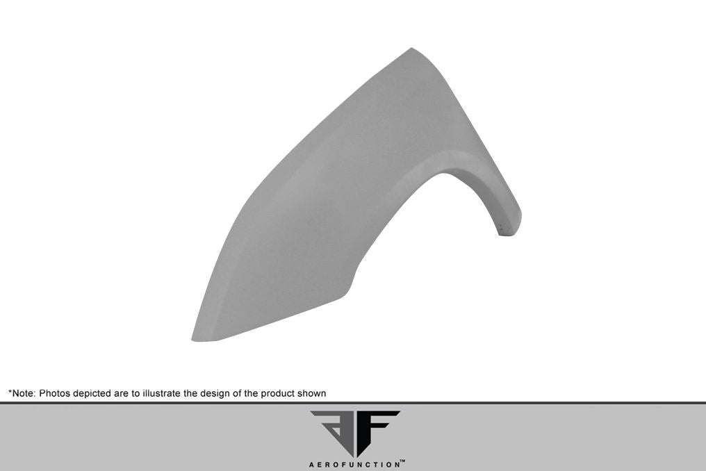 2008-2015 Lexus LX570 AF-1 Wide Body Front Fenders ( GFK ) - 2 Piece (S)