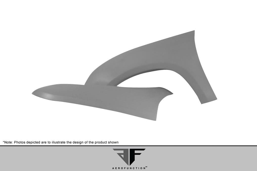 2008-2015 Lexus LX570 AF-1 Style Wide Body Front Fenders - FRP