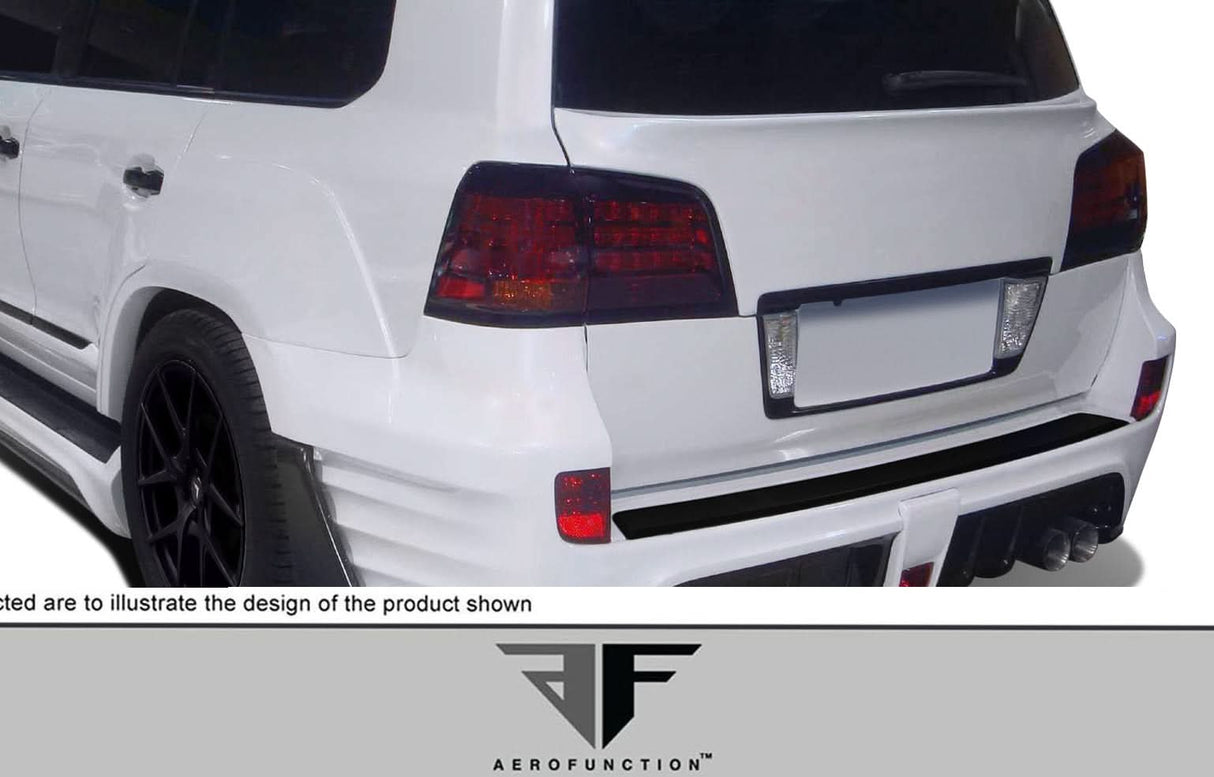 2008-2015 Lexus LX570 AF-1 Style Wide Body Rear Fender Flares - FRP