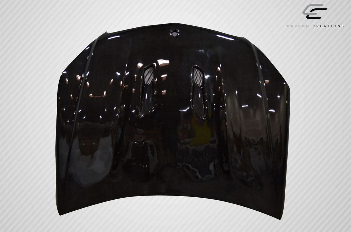 2008-2011 Mercedes C Class Black Series Look Hood - Carbon Fiber