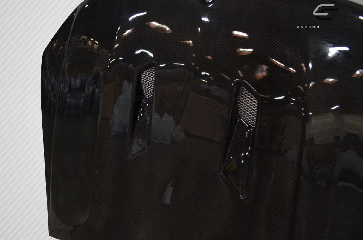 2008-2011 Mercedes C Class Black Series Look Hood - Carbon Fiber
