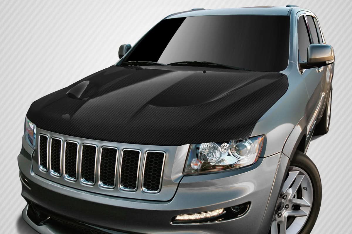 2011-2022 Jeep Grand Cherokee SRT8 Look Hood - Carbon Fiber