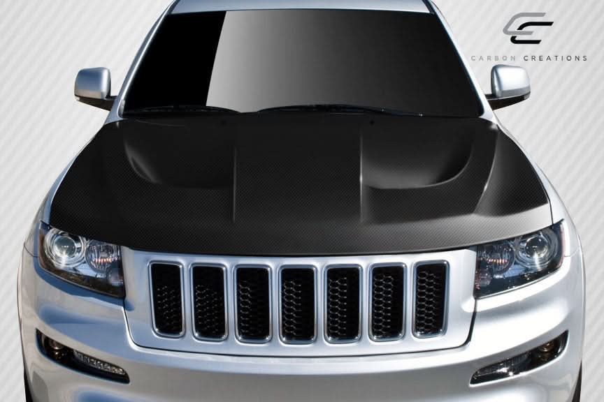 2011-2022 Jeep Grand Cherokee SRT8 Look Hood - Carbon Fiber