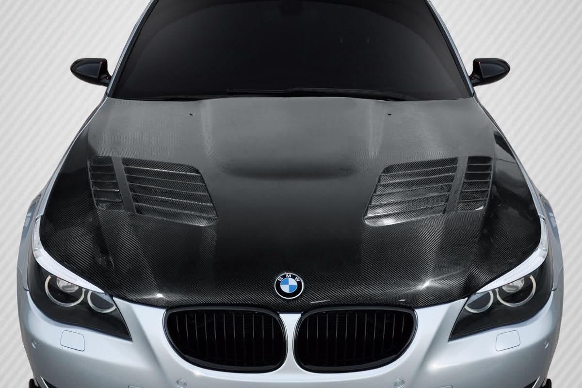 2004-2010 BMW 5 Series E60 GTR Look Hood - Carbon Fiber