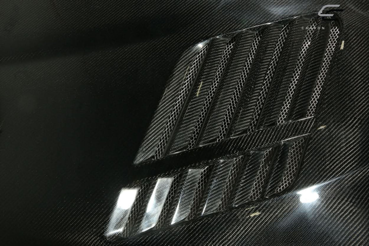 2004-2010 BMW 5 Series E60 GTR Look Hood - Carbon Fiber