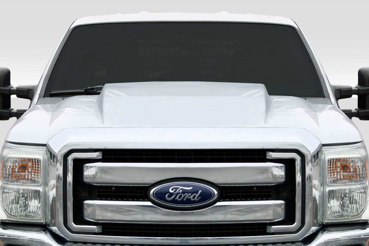 2011-2016 Ford Super Duty F250 F350 F450 3" Cowl Hood - FRP