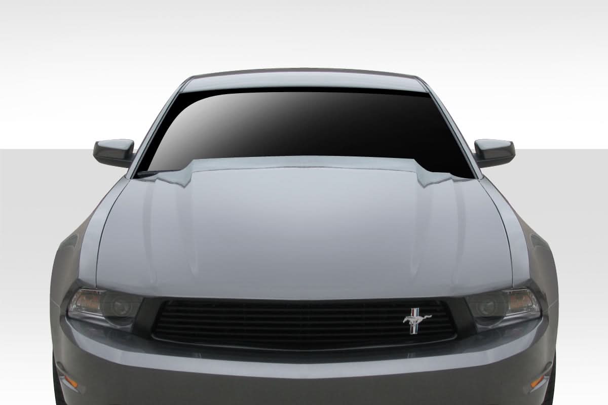 2010-2012 Ford Mustang Cobra R Style Hood - 1 Piece - FRP